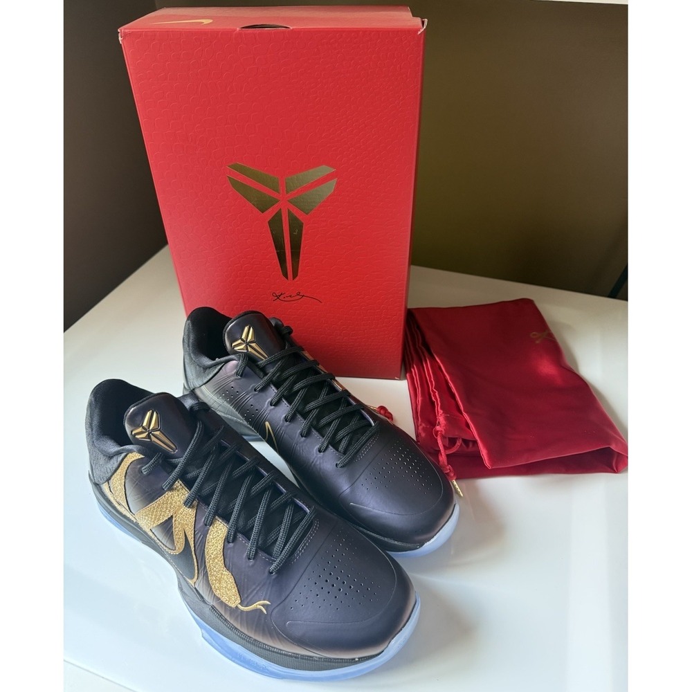 Kobe Year of the Snake Eggplant Sz 12 Brand New In Box w/dustbag